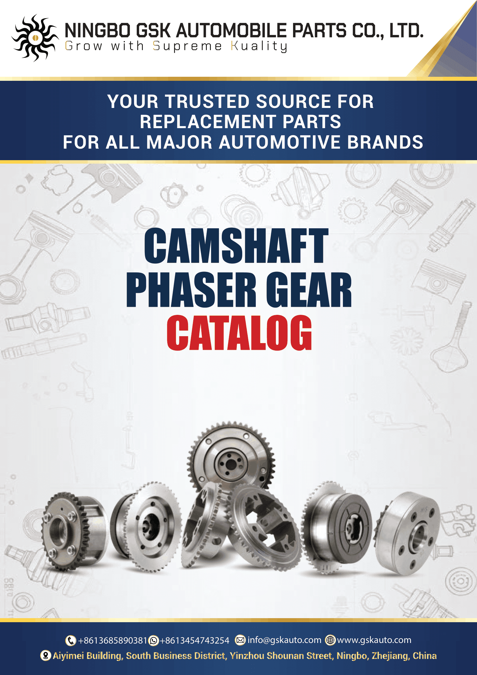 Camshaft Phaser Gears Catalog