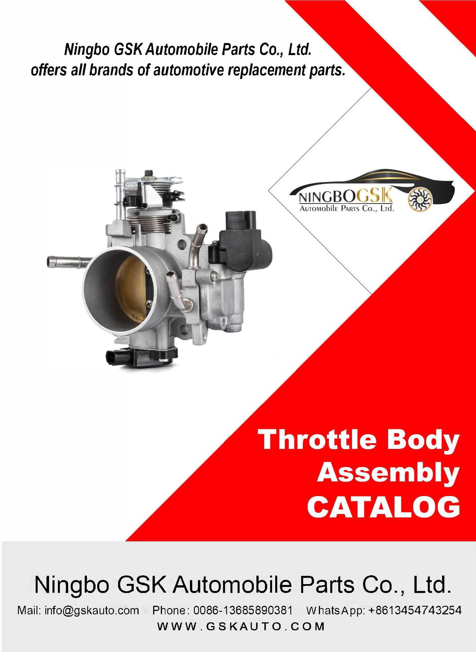 Throttle Body Assemblies Catalog